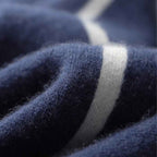 Men's Regular Fit Zip Front Hoodie with Contrast Trim