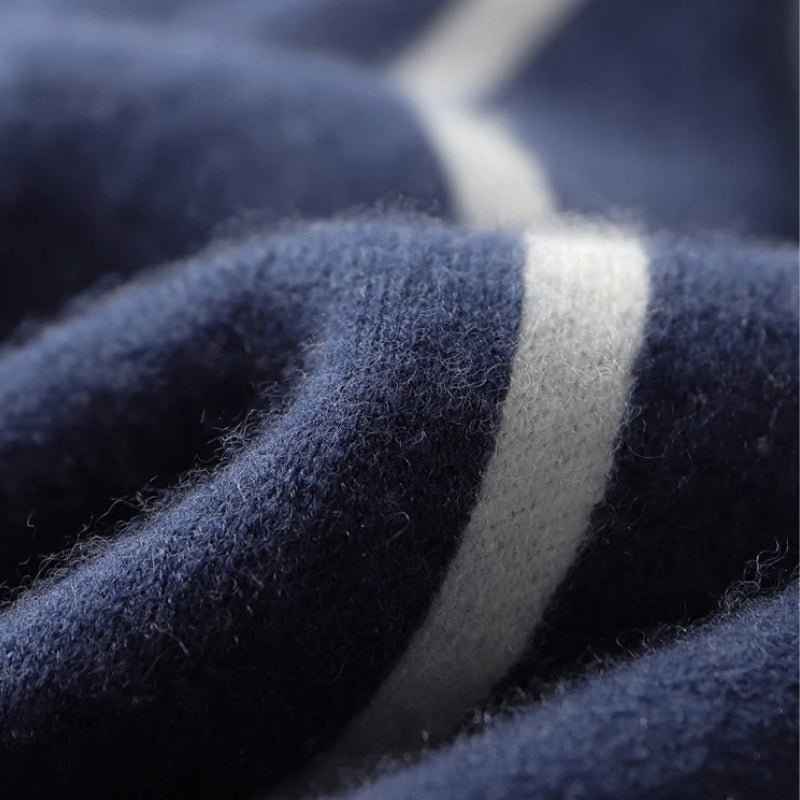 Men's Regular Fit Zip Front Hoodie with Contrast Trim