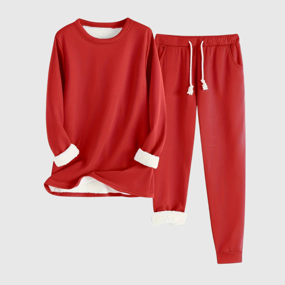 Women's Comfortable Lounge Set Red