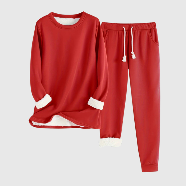 Women's Comfortable Lounge Set Red
