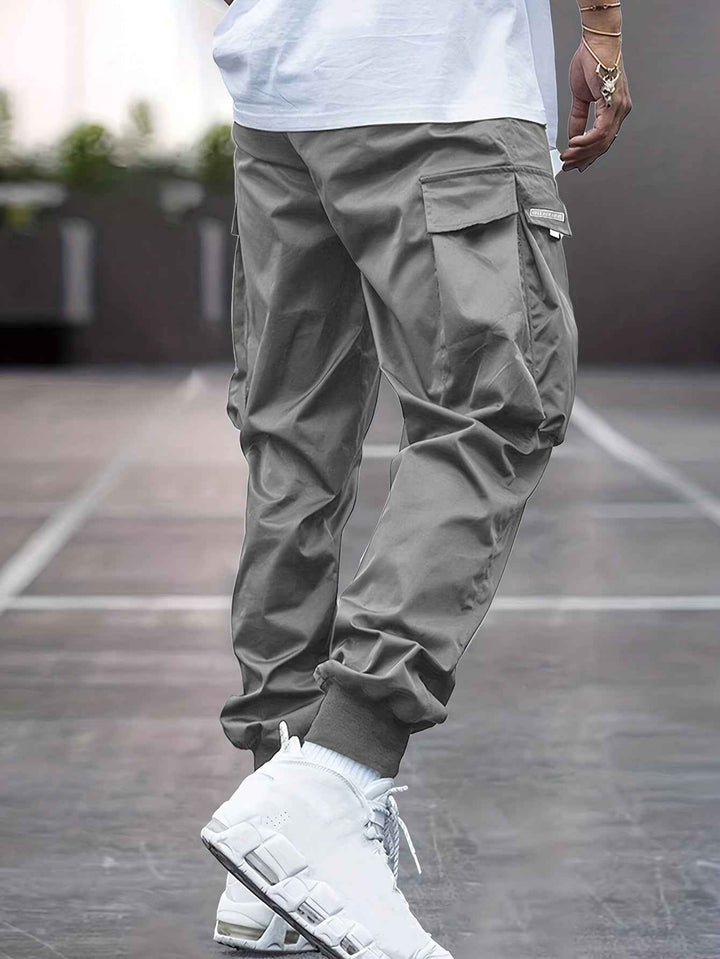 Men's Cargo Pants with Drawstring