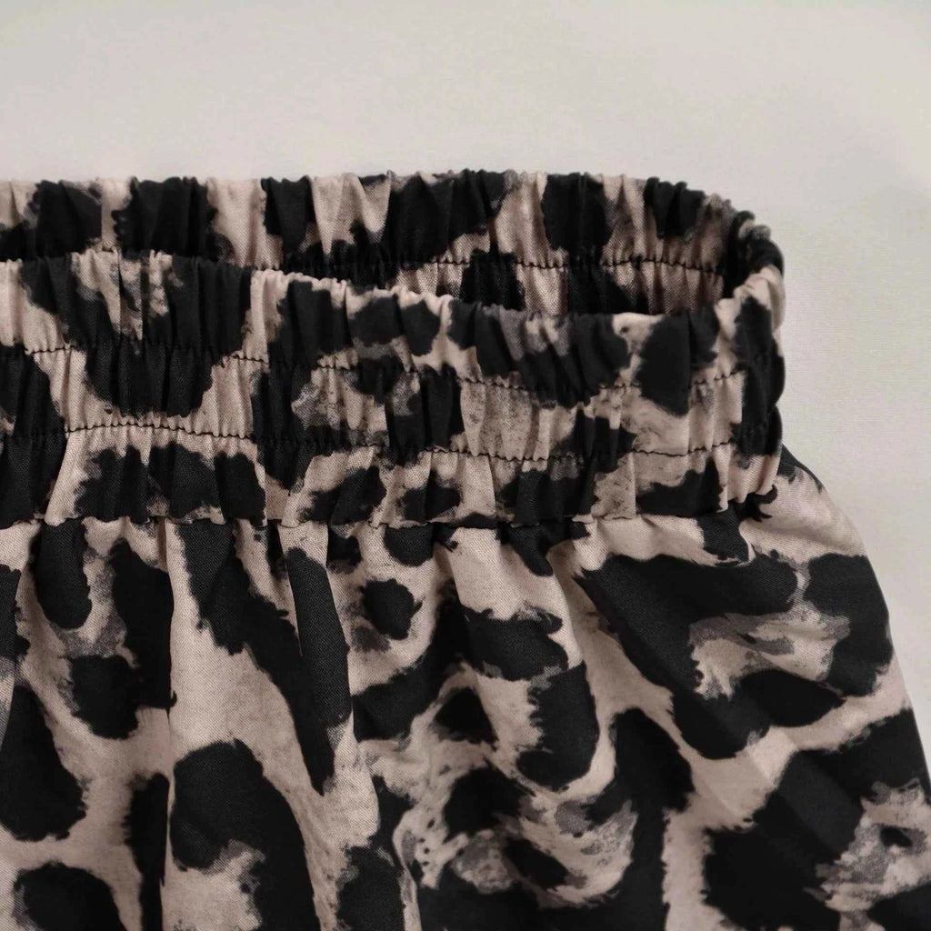 Womens Leopard Print Skirt