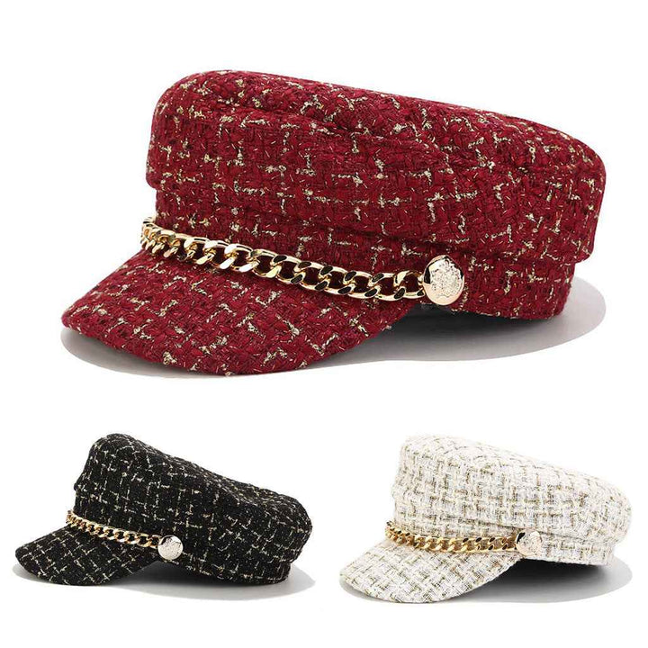 Octagonal Hat Cap - Stylish, Versatile Design for Unique Fashion Statements