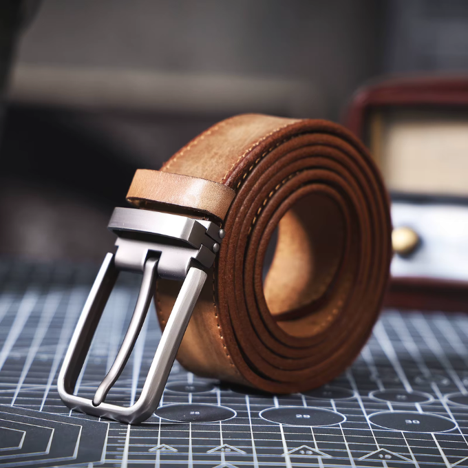 Premium Full-Grain Leather Belt Brown