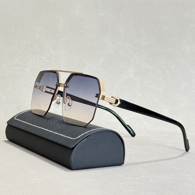 Polarized Semi-Rimless Sunglasses for Ultimate Style and Protection