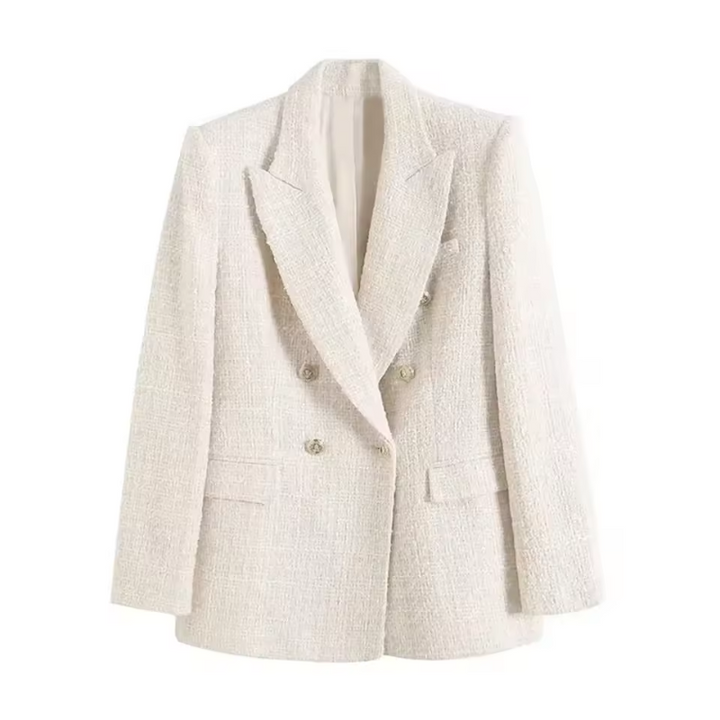 Elcke | Women's Blazer with Reversed Collar and Stylish Buttons