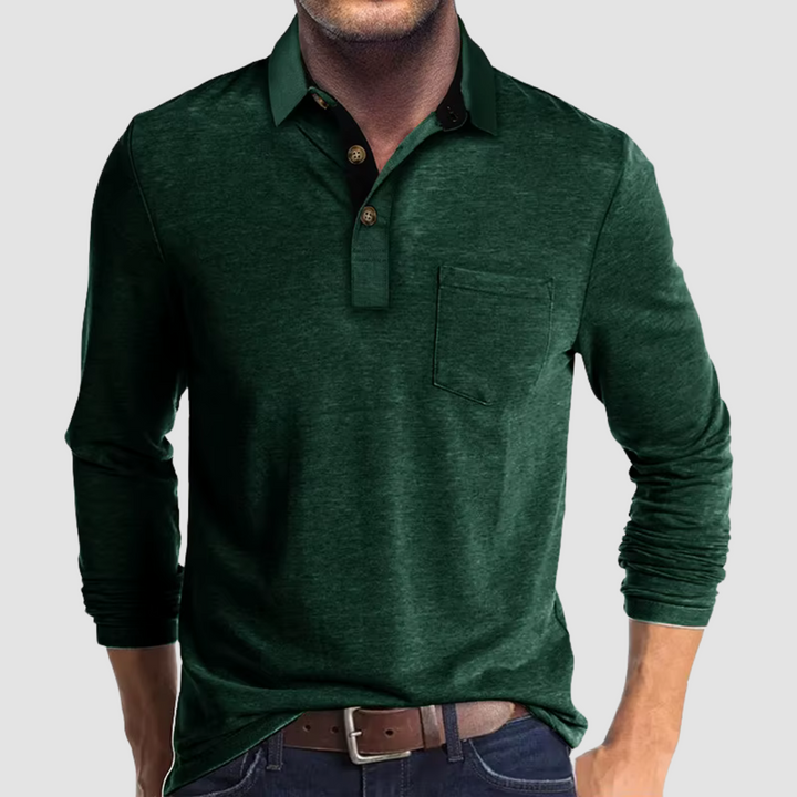 Men's Stylish Polo Shirt Green