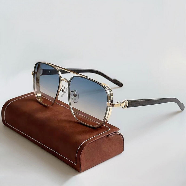 Stylish Pioneer Sunglasses for Ultimate UV Protection Clear Blue