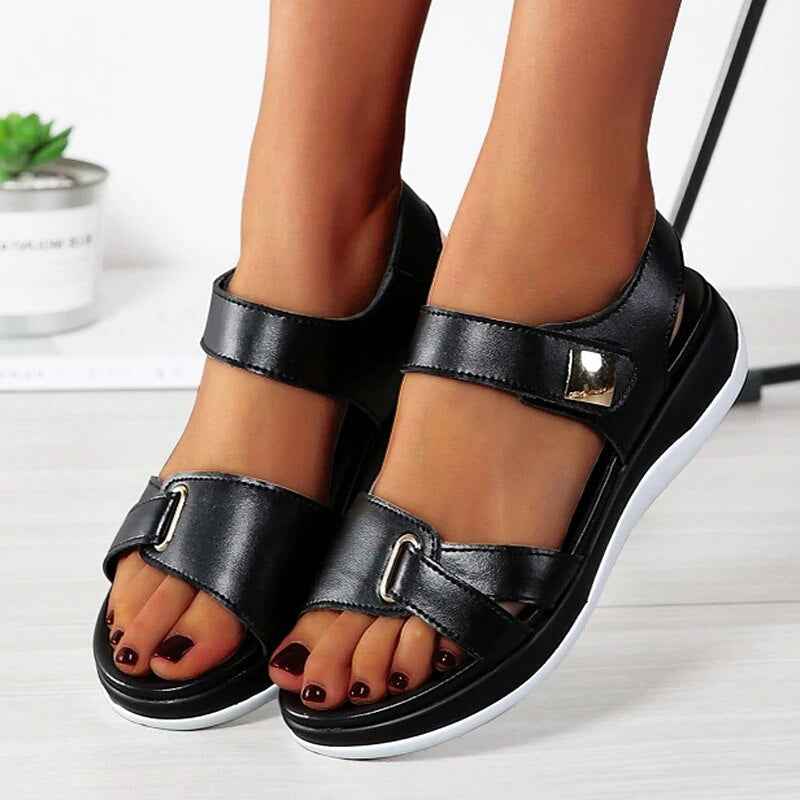 Bliss | Women's Orthopedic Cushioned Sandals Black