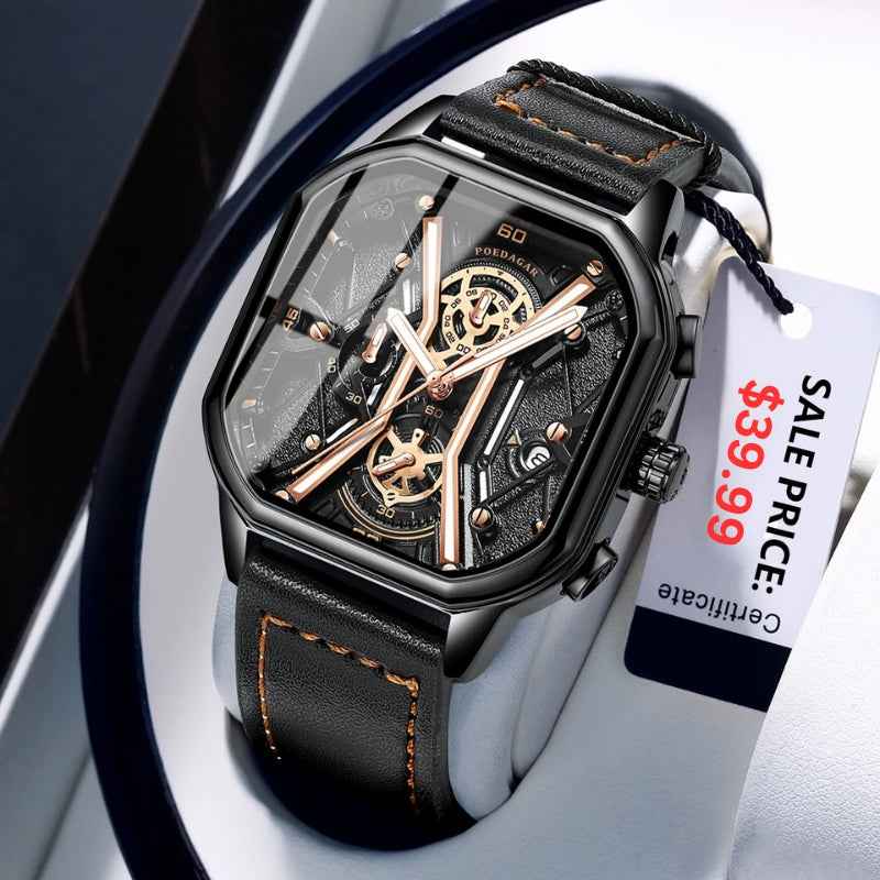 Premium Obsidian Luxury Watch