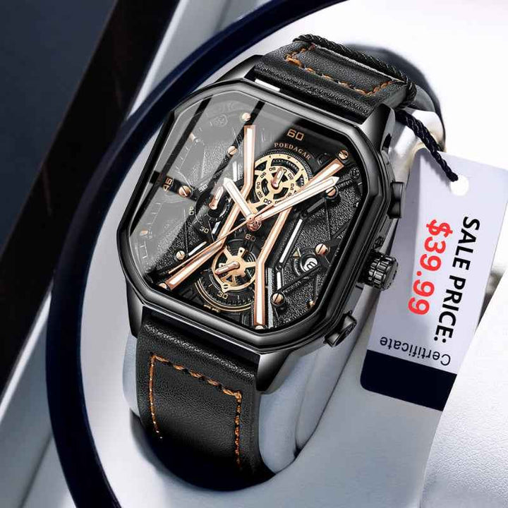 Premium Obsidian Luxury Watch