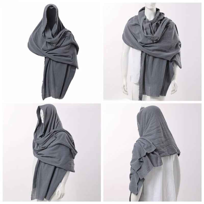 Medieval Traveler's Cloak Gray