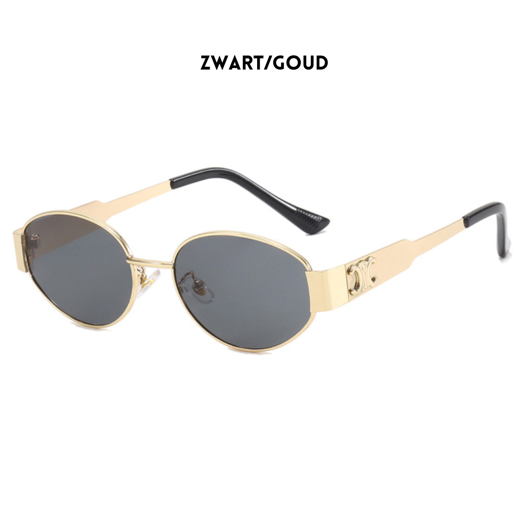 Isya | Women's Gold Sunglasses – Trendy Vintage Style