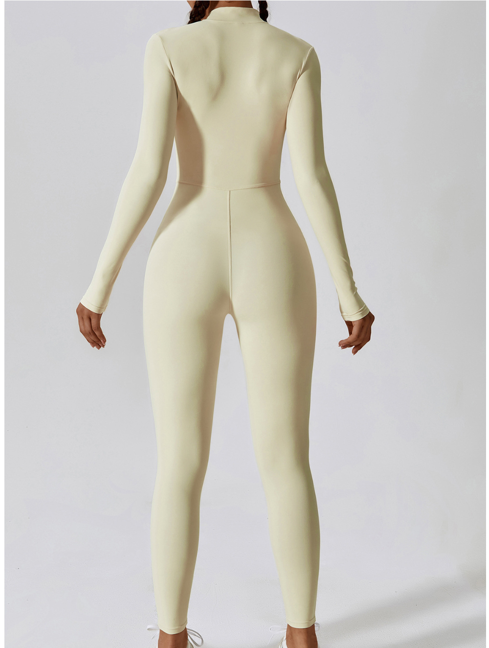 Women's Long Sleeve Shaping Yoga Fitness Jumpsuit