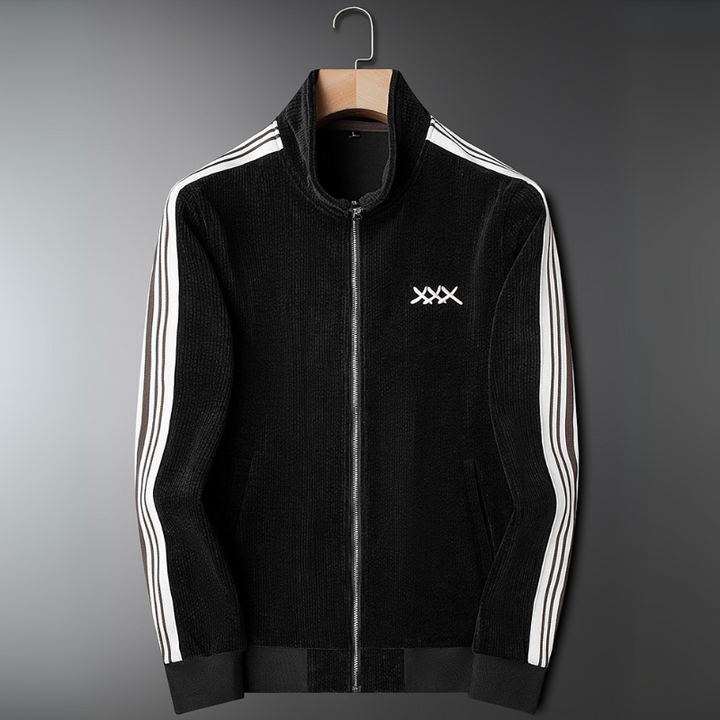 Trendy Corduroy Tracksuit Set