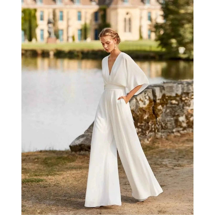 Women's Soft-Fabric Fitted Jumpsuit