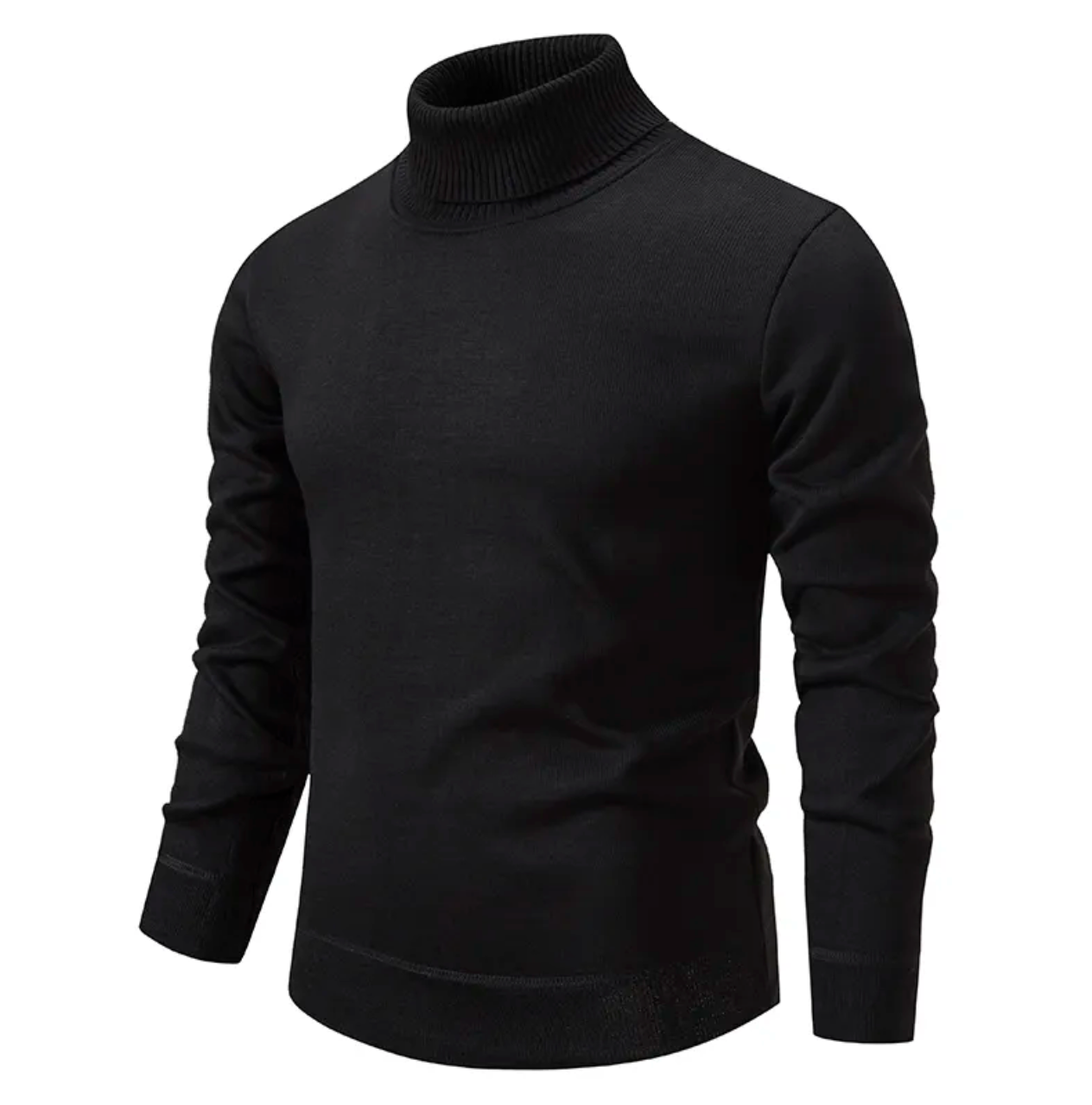 Men's Soft Wool Turtleneck Sweater