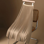 Women's A-line Midi Skirt - Pleated Design - Elegant Draping - Comfortable Fit Khaki