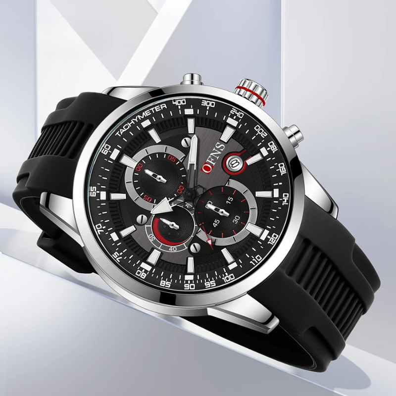 Chronomaster Odyssey Timepiece Black Silver