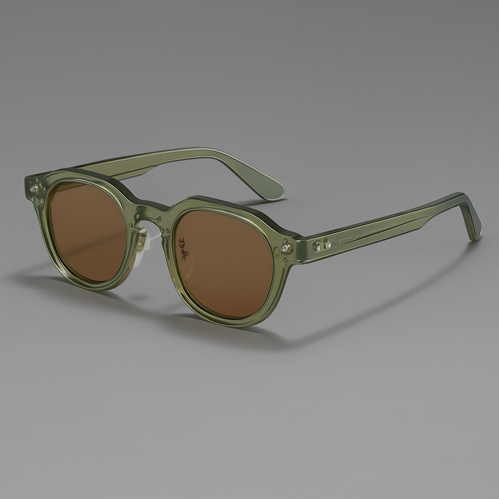 Polarized UV Protection Sunglasses Brown Green