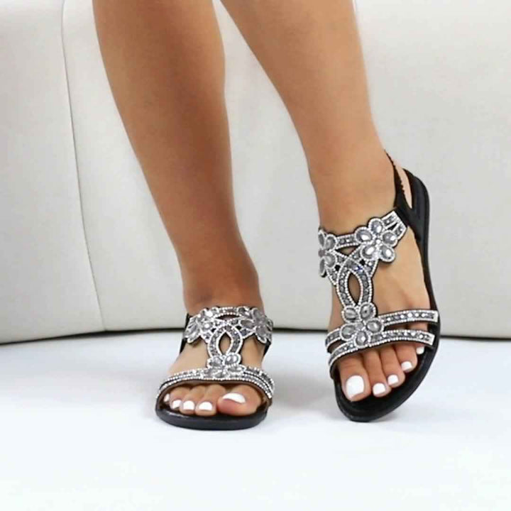 Women's Orthopedic Boho Sandals – Arch Support Slip-On Sandals
