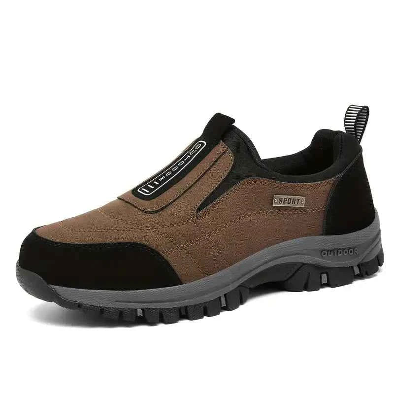 Logan | Comfortable Slip-On Orthopedic Shoes Dark Brown