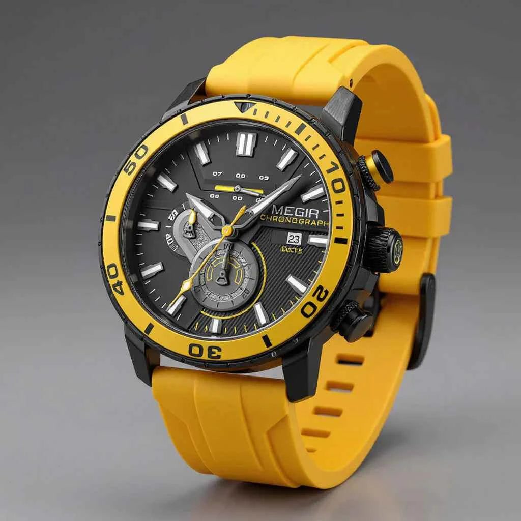 Chronomaster Luxury Timepiece Canary Yellow