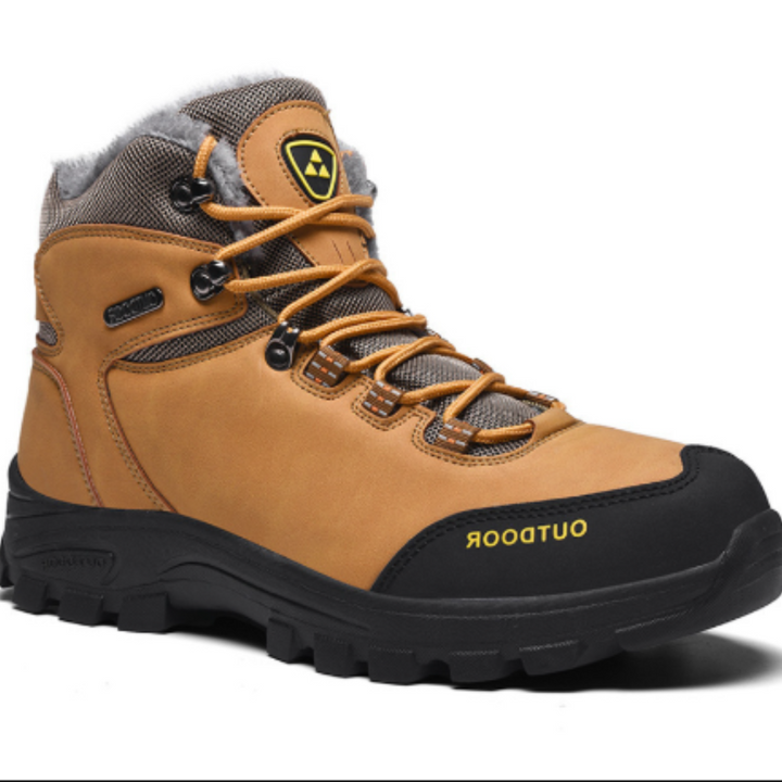 Men's Warm Winter Outdoor Boots | Laced & Anti-Slip