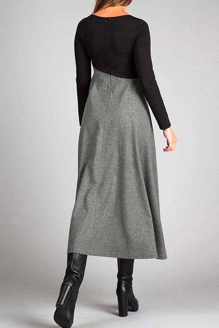 Women's Elegant Long Sleeve Maxi Dress for Any Occasion