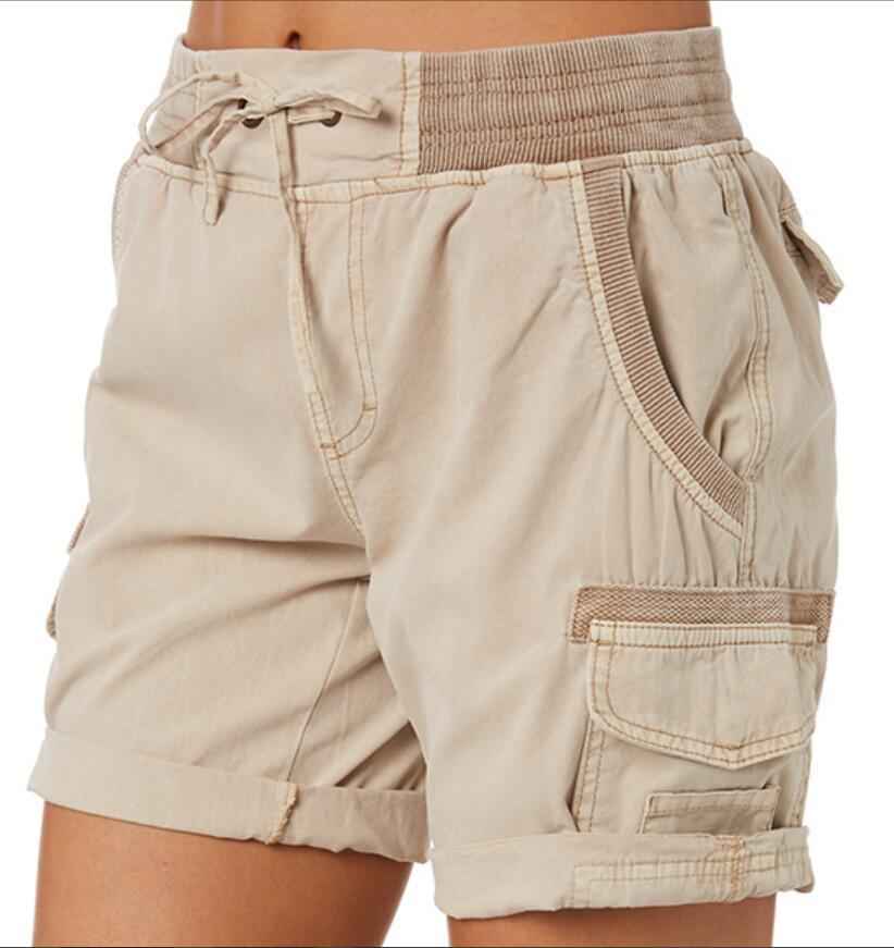 Women's Casual High-Waisted Utility Shorts