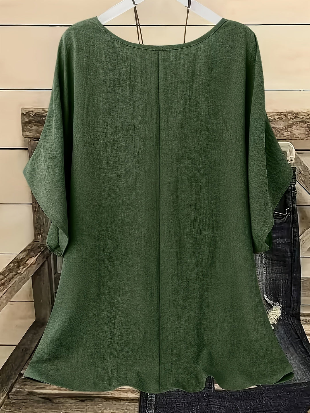 Women's Flowy Batwing Blouse