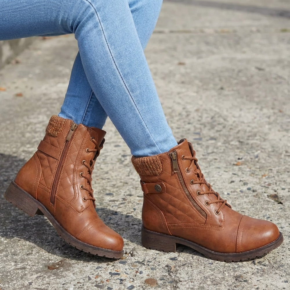 Women's Leather Ankle Boots