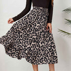 Womens Leopard Print Skirt