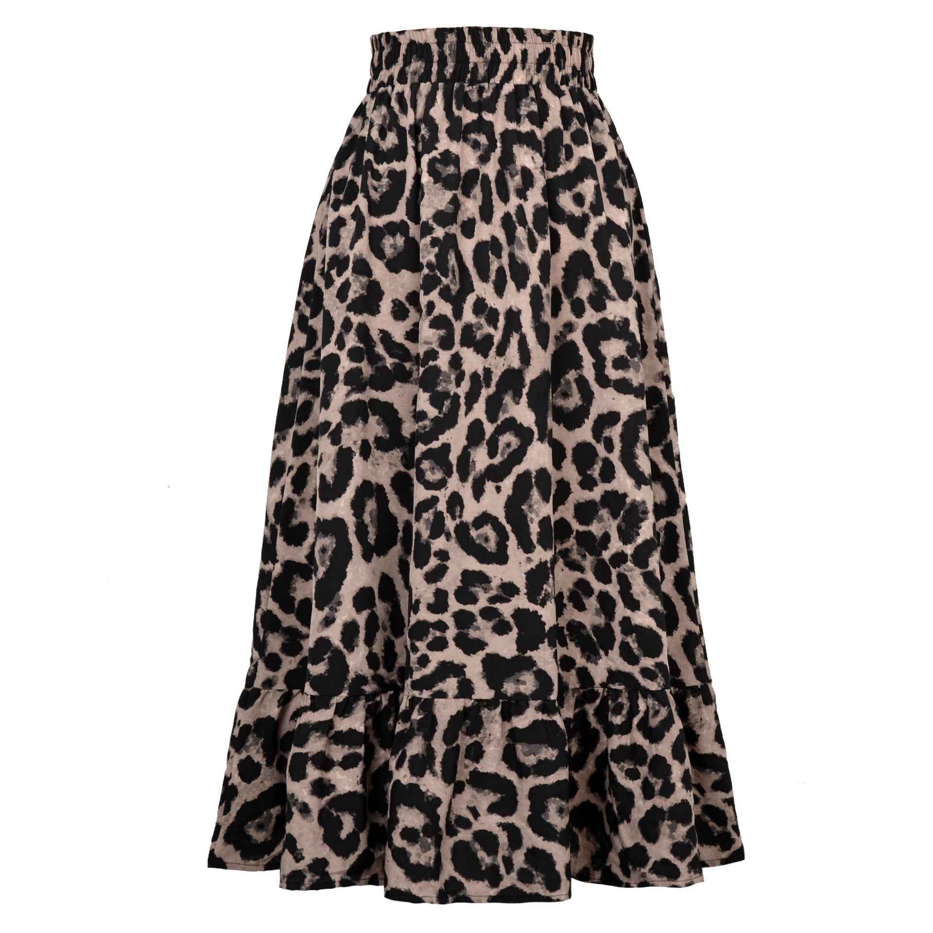 Womens Leopard Print Skirt