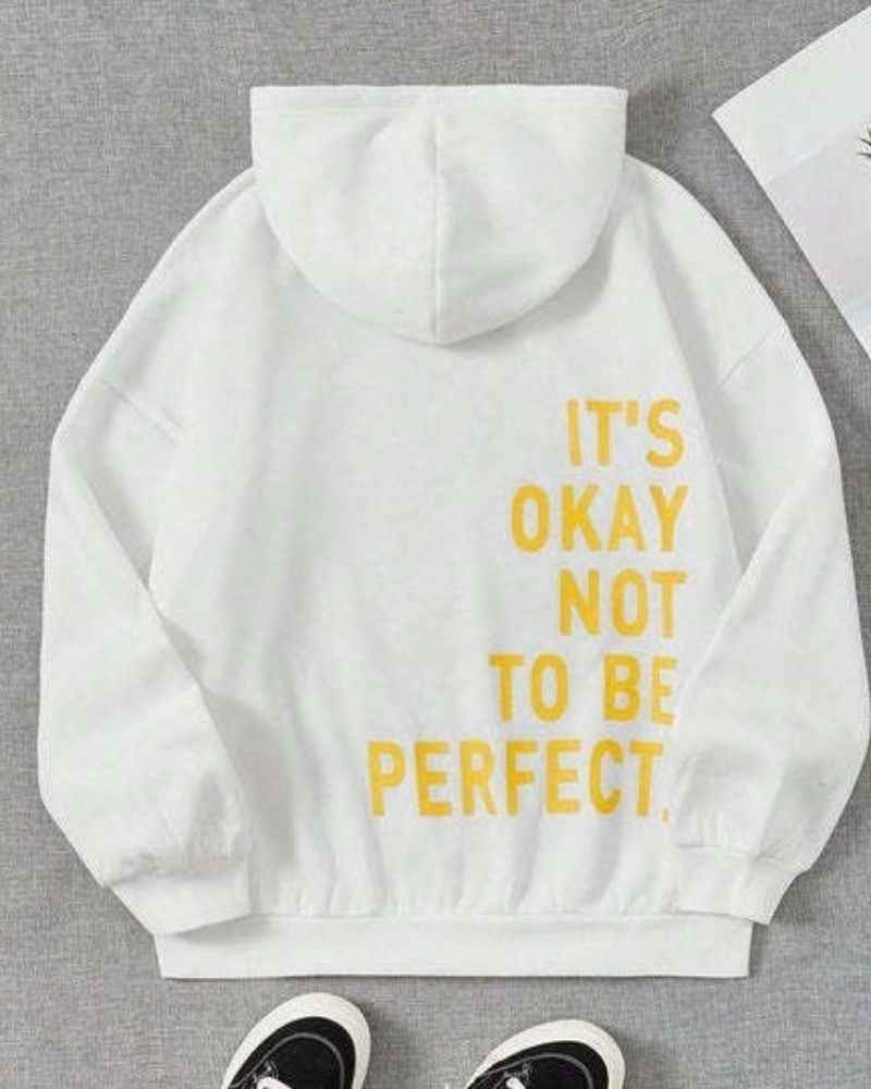 Elegant Oversized Women's Hoodie White