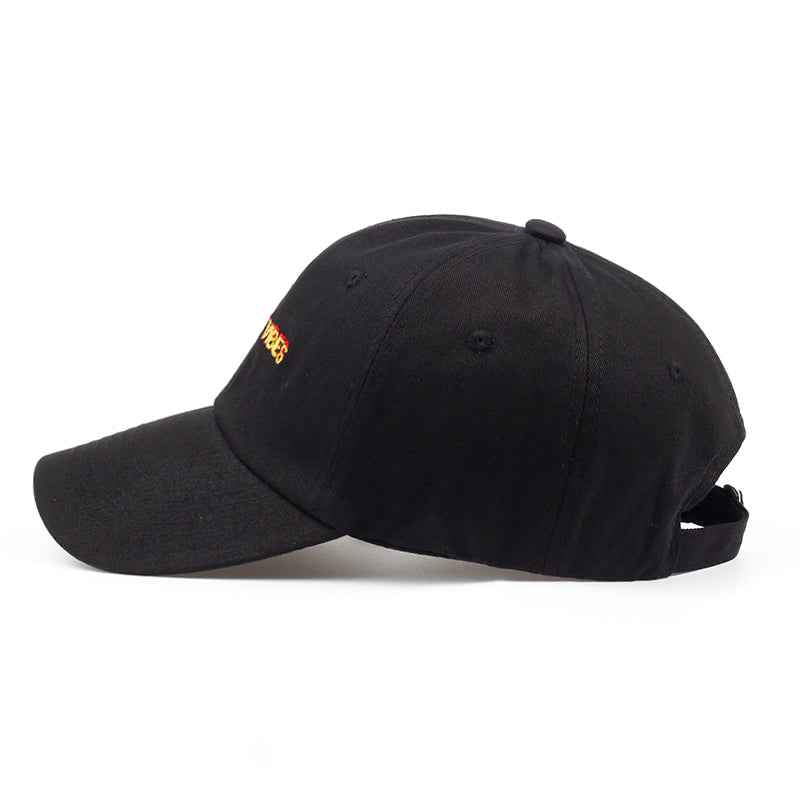 New Positive Vibes Cotton Embroidery Baseballcap Men Women