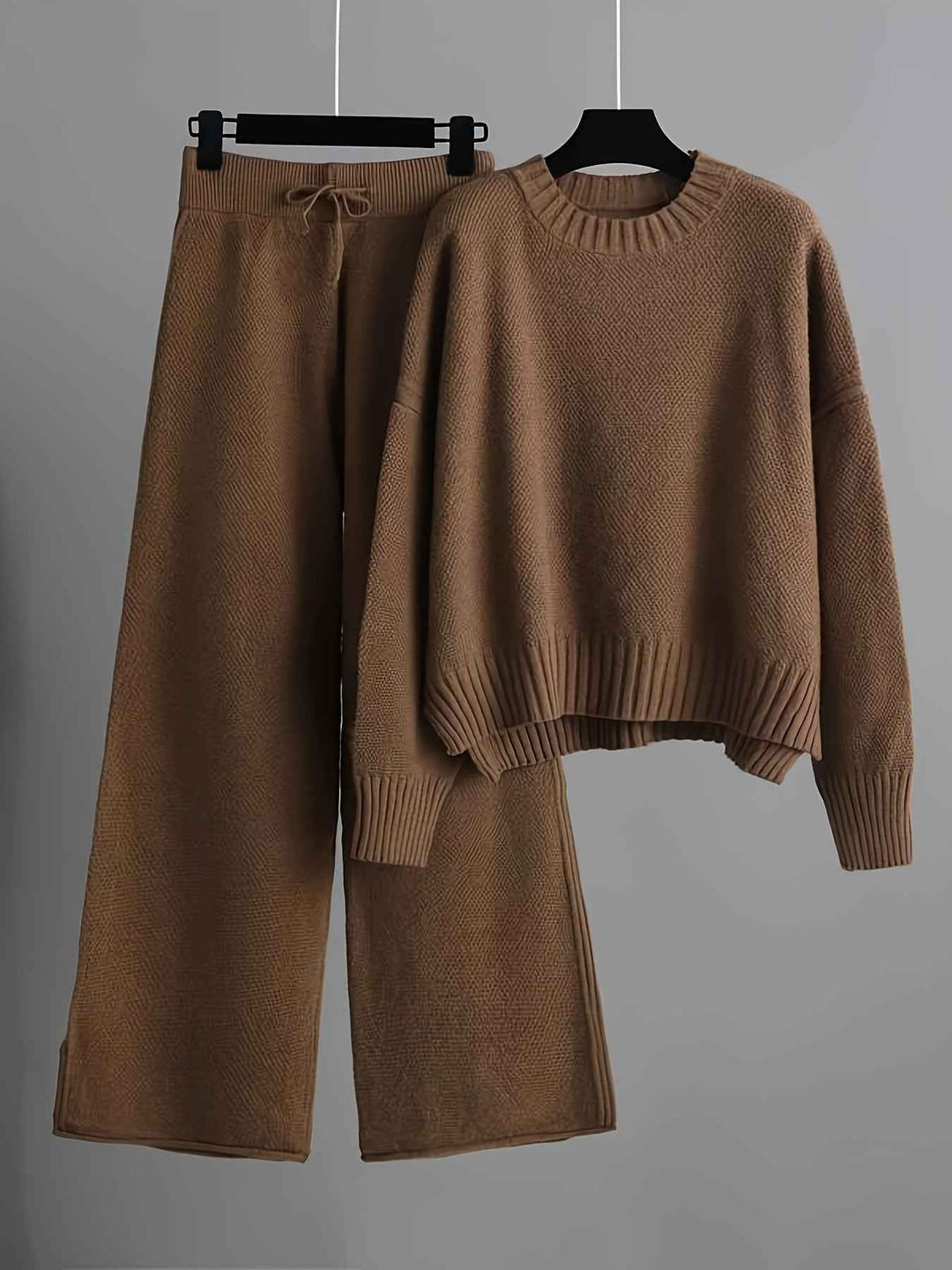 Women's Classic Casual Lounge Set Brown