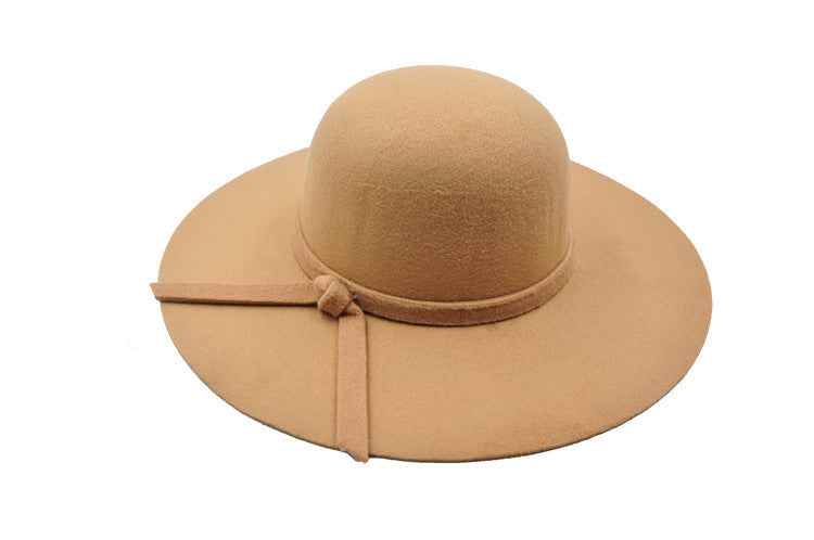 Jazz Hat for Women - Stylish Spring & Autumn Accessory, Perfect for Winter Outfits Beige