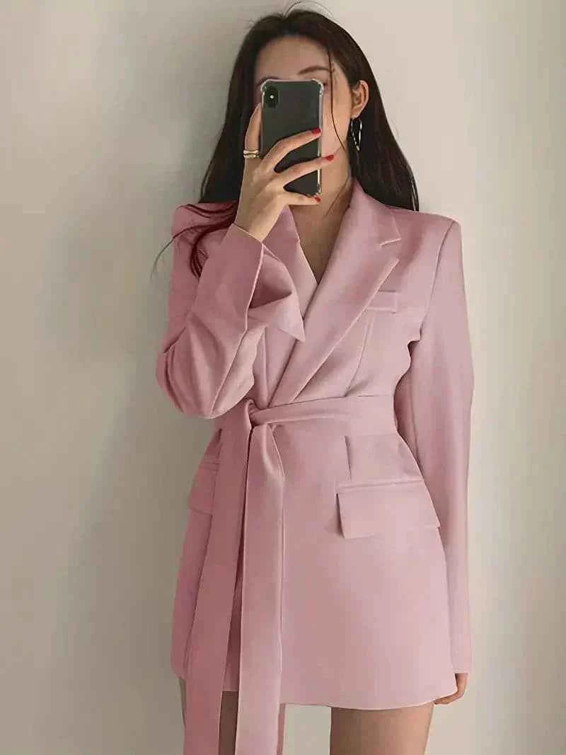 Women's Elegant Short Blazer Dress