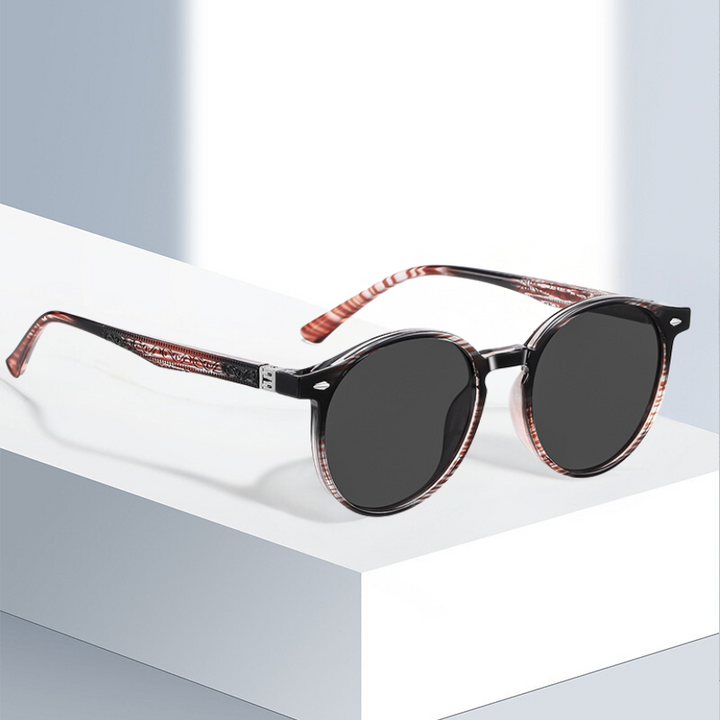 Polarized UV Protection Sunglasses Gradient Black Red