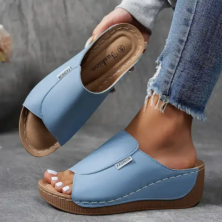 Blair | Women's Arch Support Cushioned Shoes Light Blue
