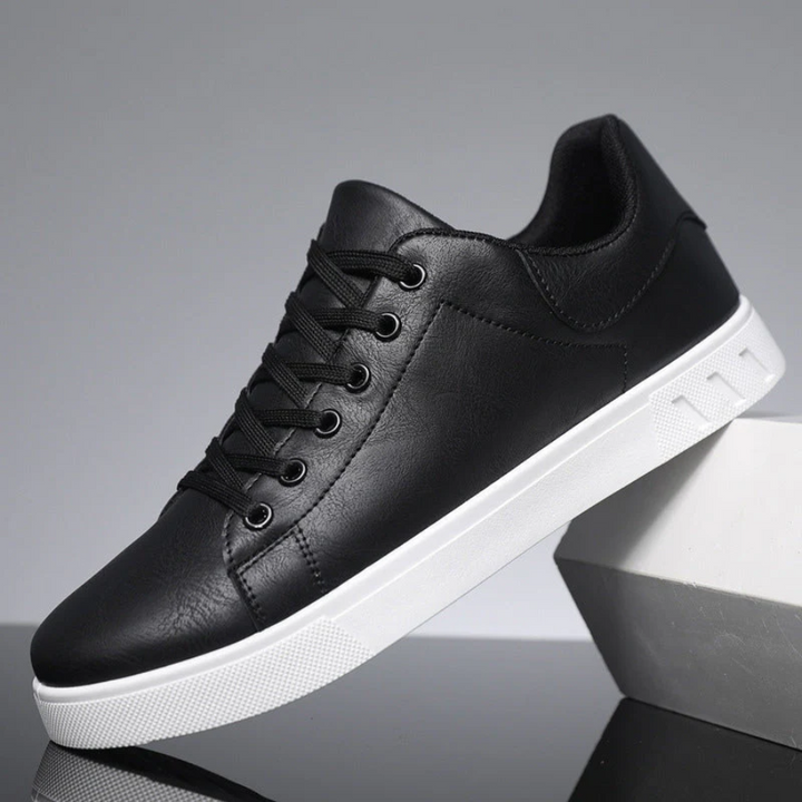 Harvey | Men's Lace-Up Casual Sneakers Black