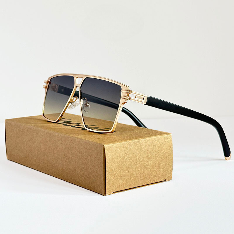 Polarized Sunglasses for Ultimate UV Protection Gold Gray
