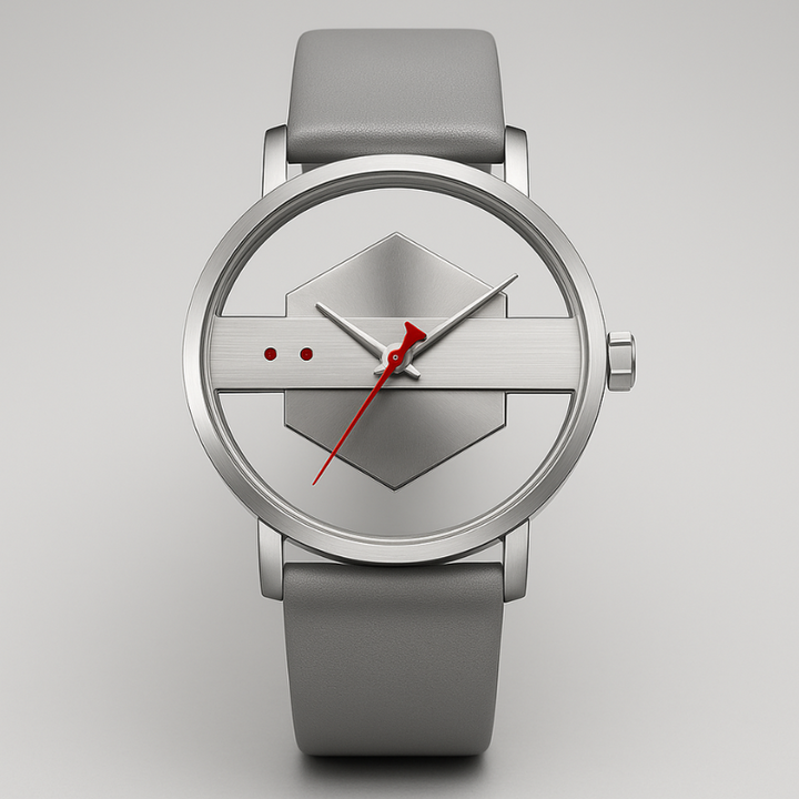Orbit Timepiece: Stylish and Modern Design Gray Silver