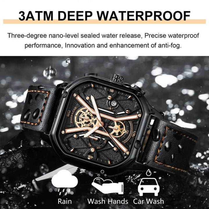 Premium Obsidian Luxury Watch