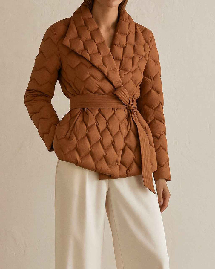 Women's Quilted Wrap Jacket
