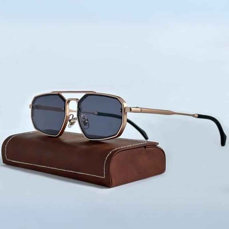 Stylish Riviera Sunglasses Copper Gray