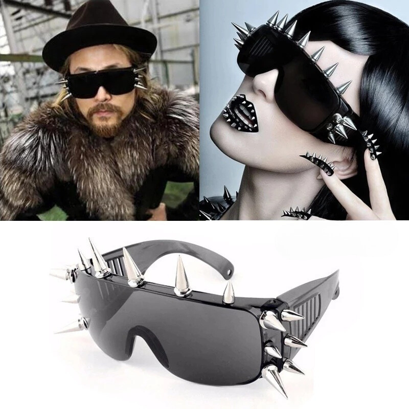 Edgy Spiked Sunglasses