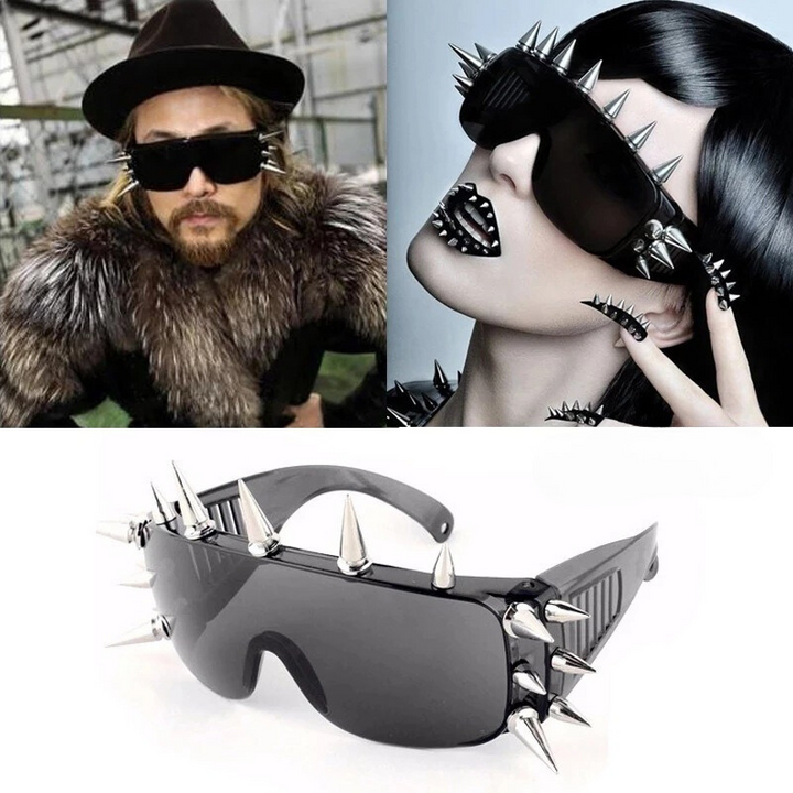 Edgy Spiked Sunglasses