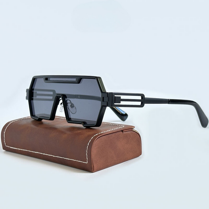 Futuristic Cyclops Sunglasses Black